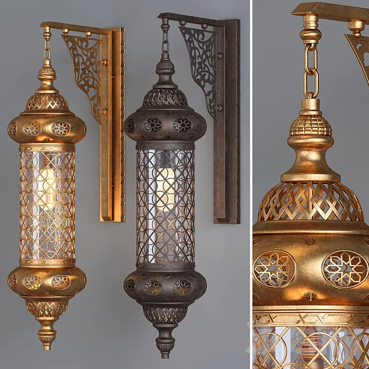 Moroccon Wallights_03 3DS Max