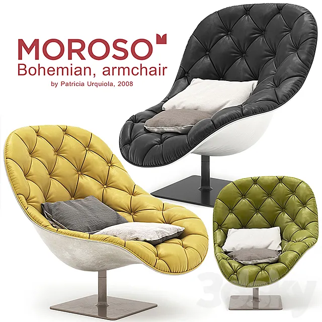 Moroso Bohemian armchair 3DS Max Model