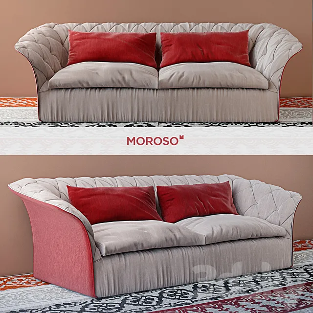 MOROSO Bohemian sofa bed 3DS Max Model