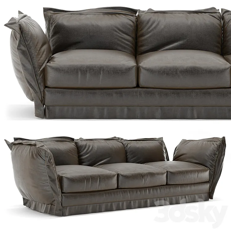 Moroso Cloudscape sofa by Diesel Designers 3DS Max Model