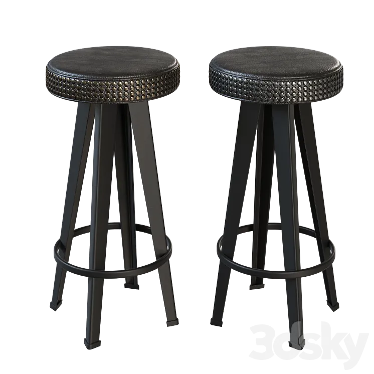 Moroso Diesel Collection Bar Stools 3DS Max