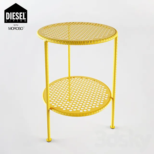 Moroso Diesel Collection Work is over side table 3ds Max