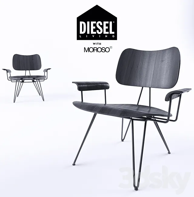 moroso lounge chair 3DS Max Model