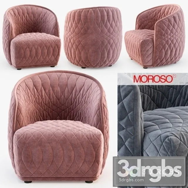 Moroso Redondo Small Armchair 3dsmax Download