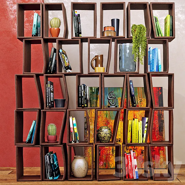 Moroso -Terreria bookcase 3DS Max Model