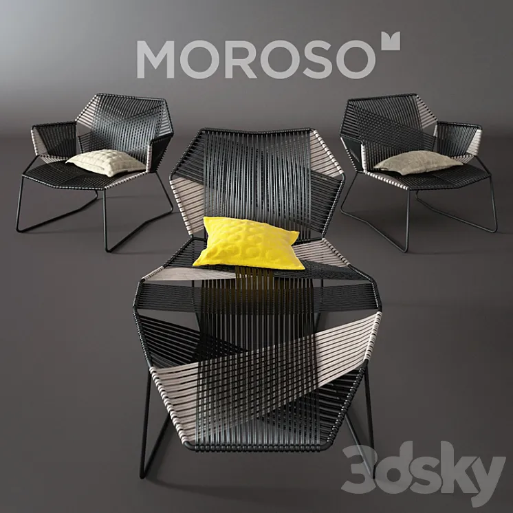 Moroso tropicalia chaise longue 3DS Max