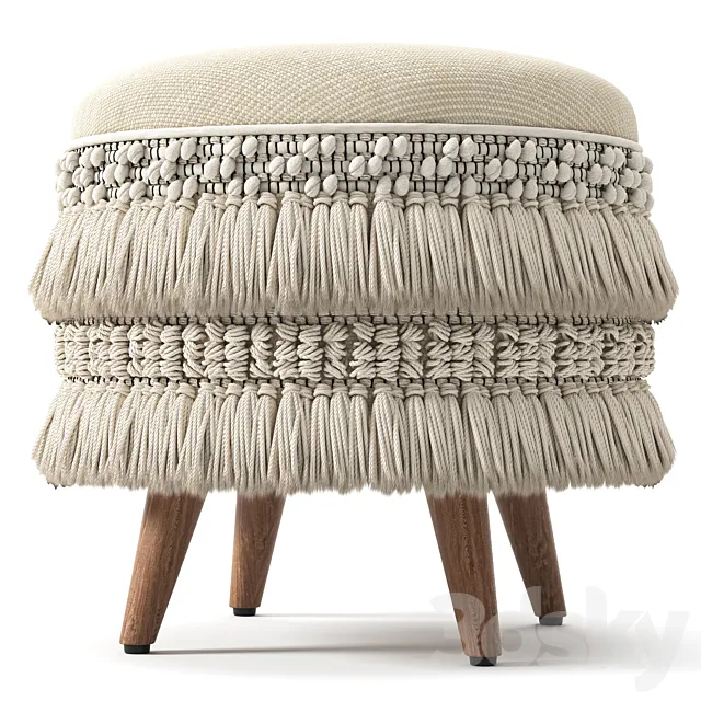 Morova ottoman 3DS Max Model