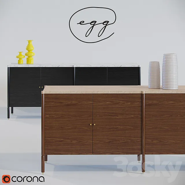 Morrison Credenza by Egg Collective 3ds Max