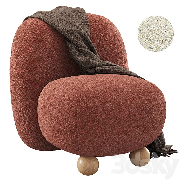 Morro Vanity Chair 3ds Max