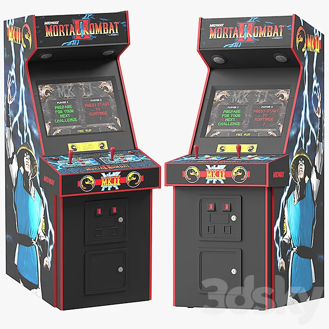 Mortal kombat arcade game 3DS Max Model