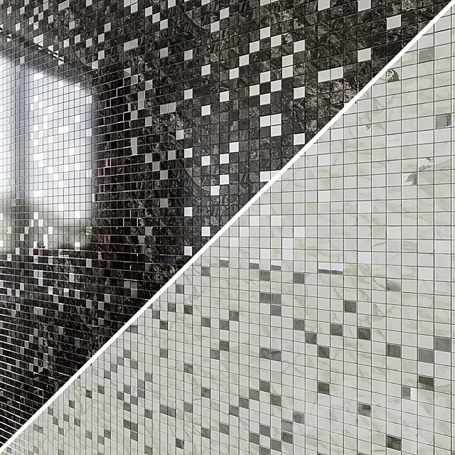 Mosaic ATLAS CONCORDE MARVEL EDGE Mosaic Q 5 options 3ds Max