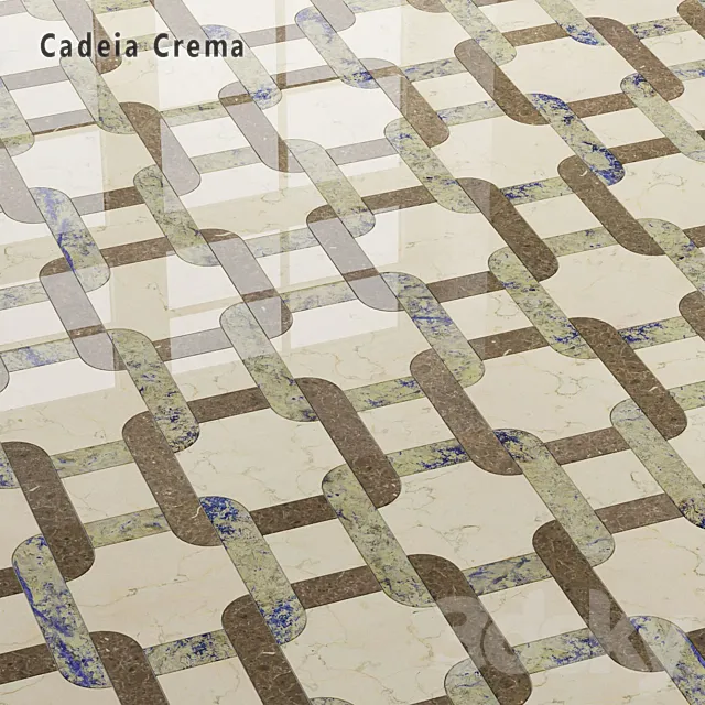 Mosaic Sicis SiciStone Cadeia Crema 3DS Max Model