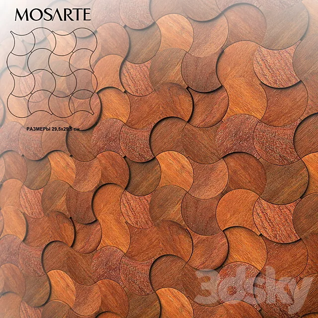 Mosarte PAMPULHA P LEGNO 3DS Max Model