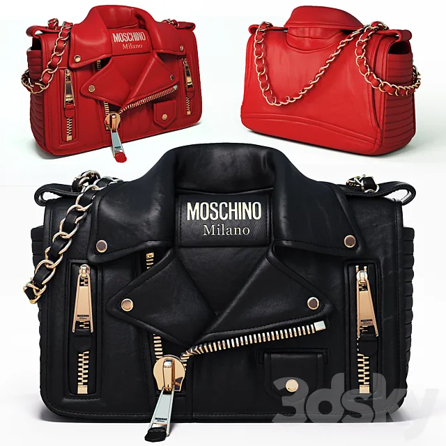 MOSCHINO bag 3DS Max Model