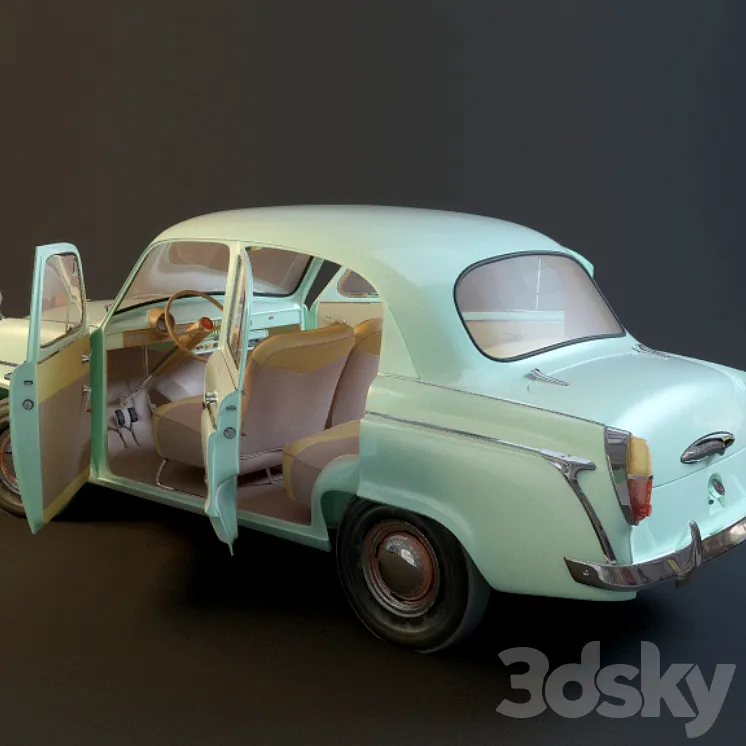 Moskvich 407 3DS Max