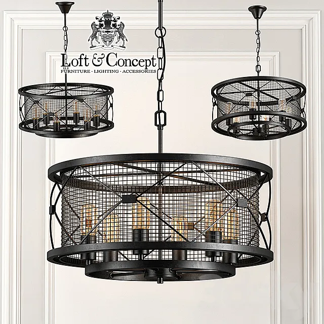 Mosquitoes Caster Chandelier Chandelier 3DS Max Model