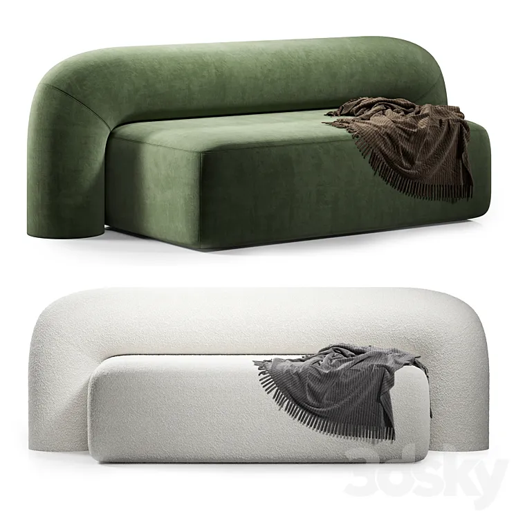 Moss Sofa By Artu 2seater 1800 3DS Max