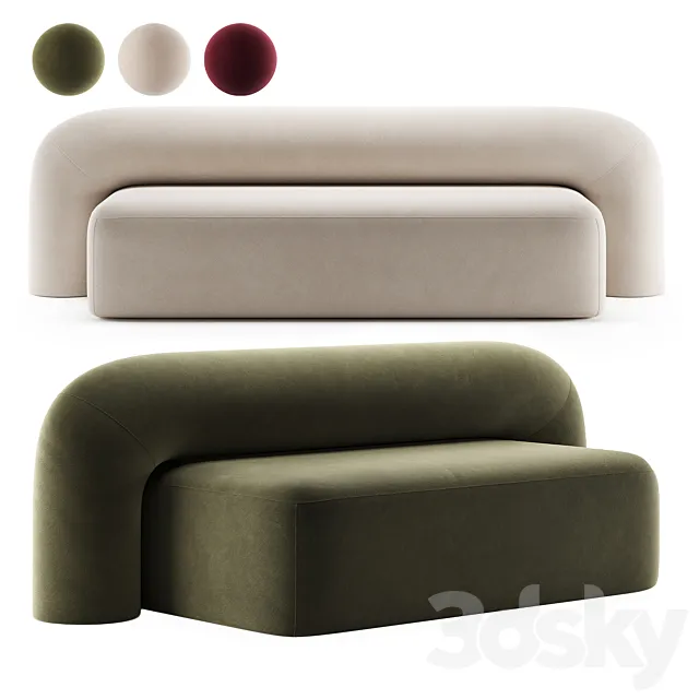MOSS | Sofa by artu 3DSMax File