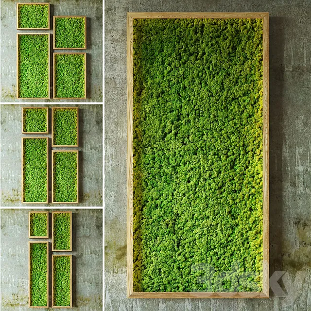 Moss walls 3DSMax File
