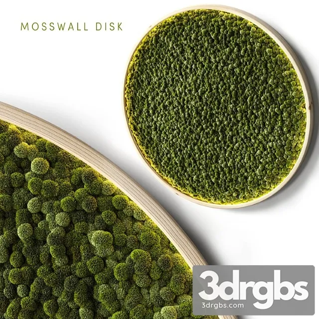 Mosswall Disk 2 3dsmax Download