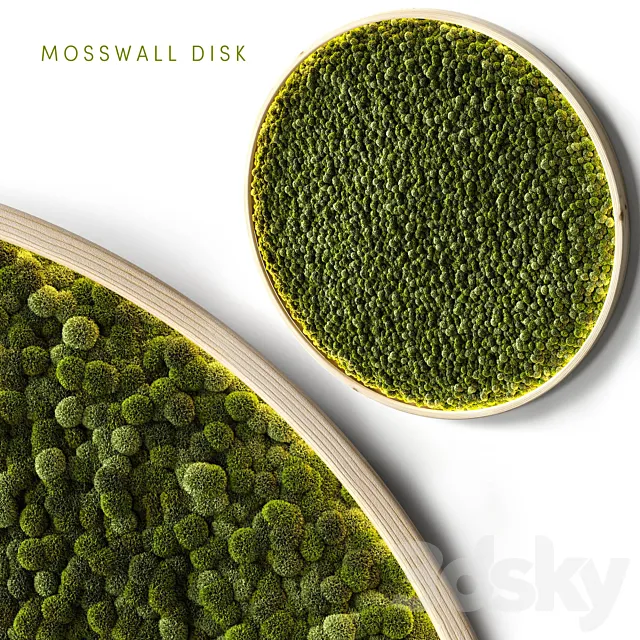 Mosswall disk 2 3DS Max Model