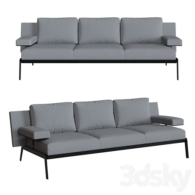 Most Triple Sofa _ B & T design 3ds Max