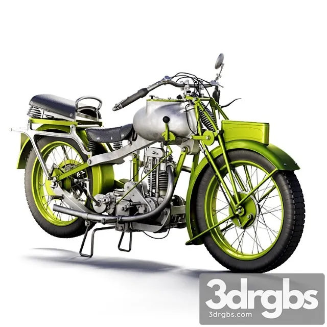 Motorcycle mgc 350cc 1930 3dsmax Download