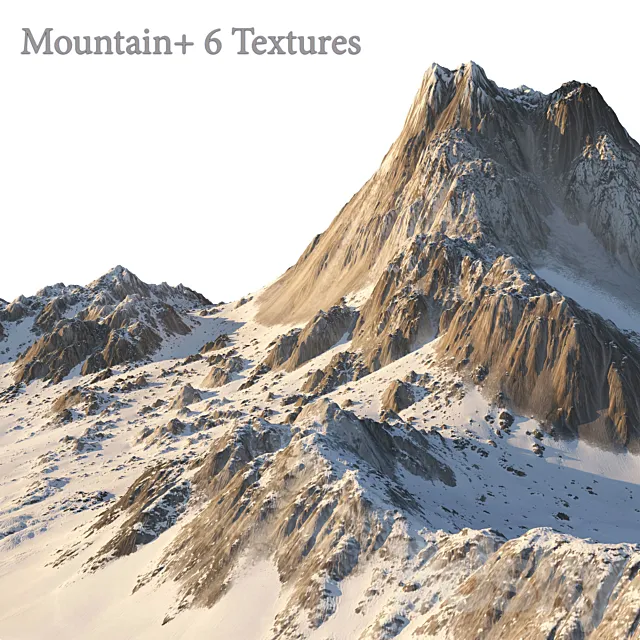 Mountain (6 Textures) 3DS Max Model