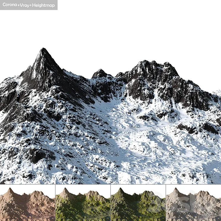 mountain vol 2 3DS Max