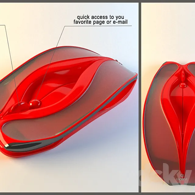 mouse G-Point 3DSMax File
