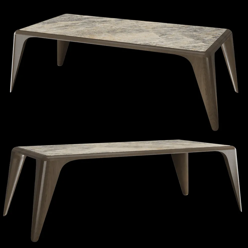 Mozea – Dining table Boomerang 3ds Max