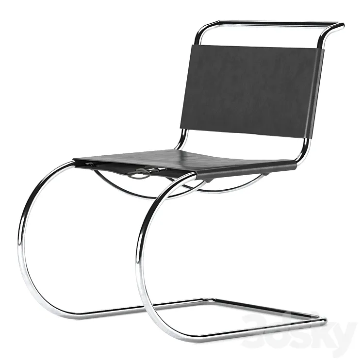 MR10 Side Chair by Mies Van Der Rohe 3DS Max Model