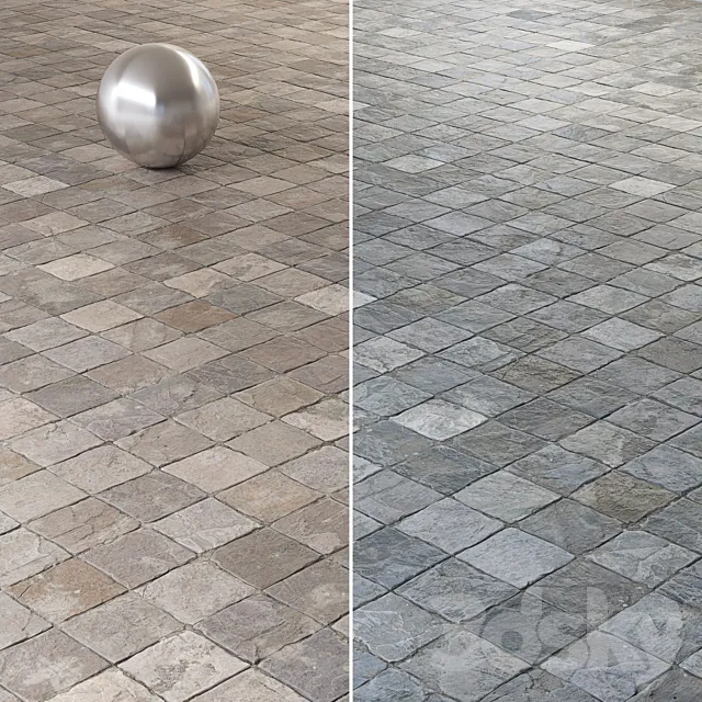 Mrf Pavement Set22 3ds Max