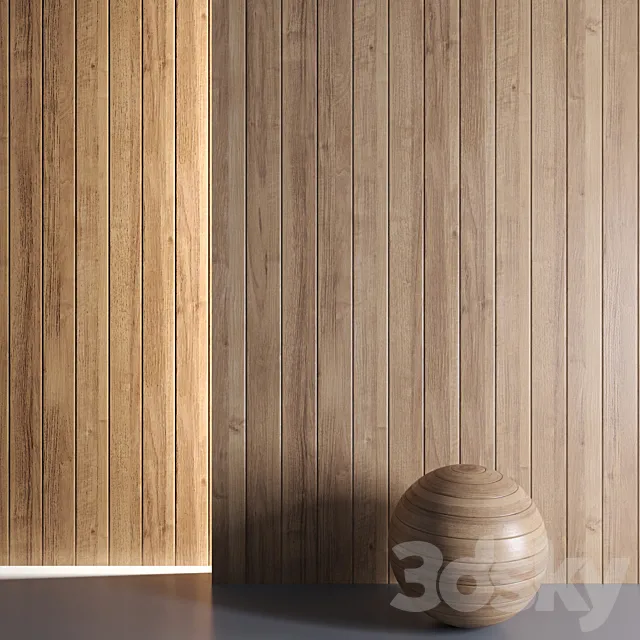 Mrf Wood Panel Set02 3dsMax Model