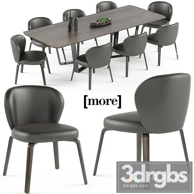 Mudi Chair Pero Table 3dsmax Download