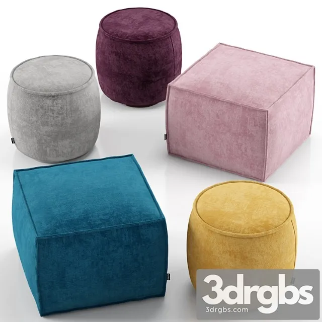 Muffin and soap ottoman – calligaris 2 3dsmax Download