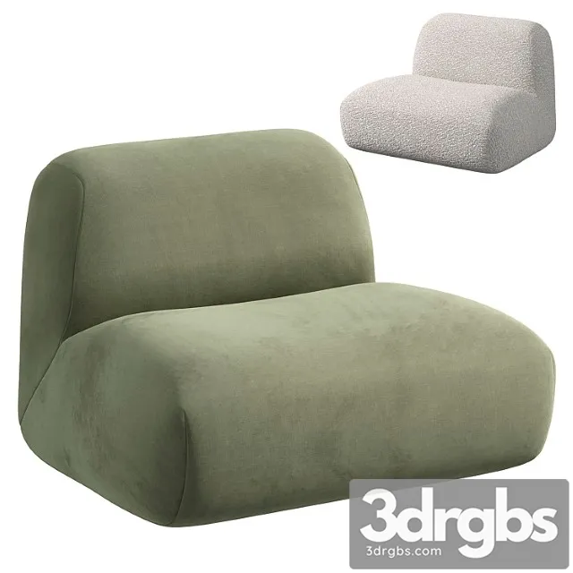Multi-color options boconcept stuffed floor teddy couch hippo loveseat boucle cloud armchair 3dsmax Download