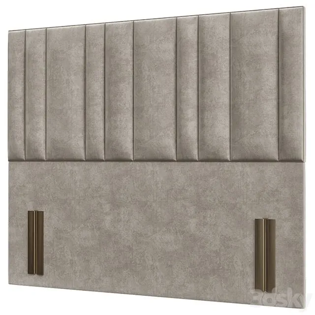 Multi-tubes Upholstered Headboard 3dsMax Model