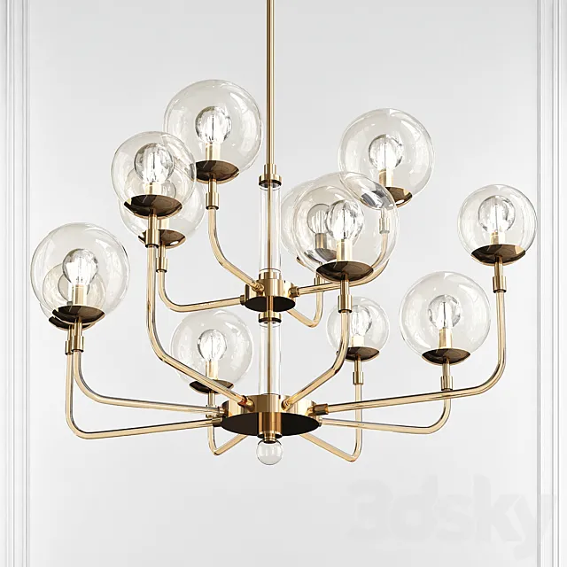 Multiforme B&L CHANDELIER 3DS Max Model