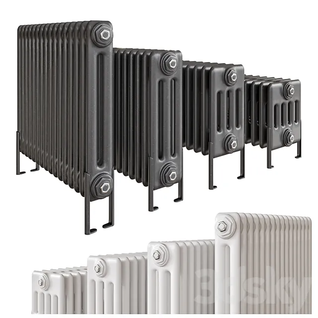 Multisec Column Radiator 3ds Max