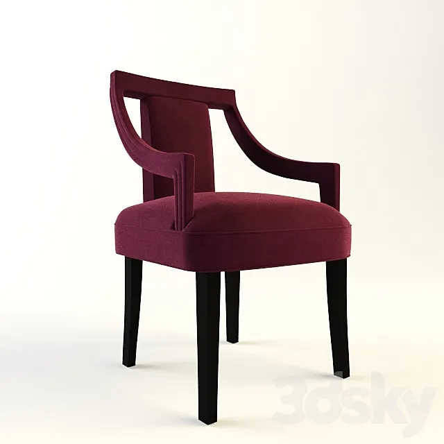 MUNA | CORSET DINING CHAIR 3DS Max Model