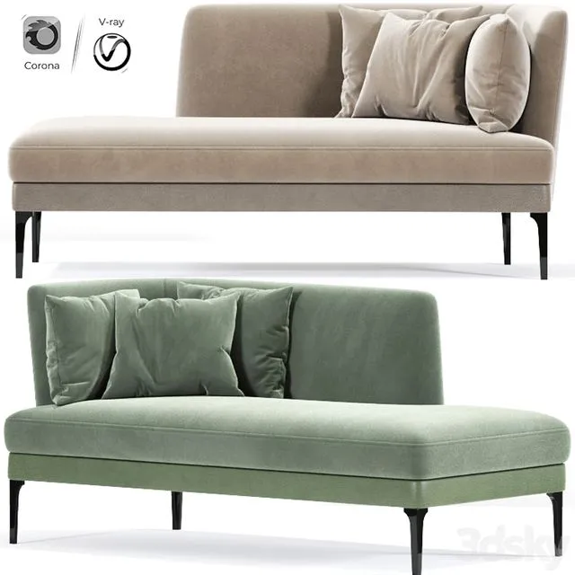 Munia Chaise Lounge 3dsMax Model
