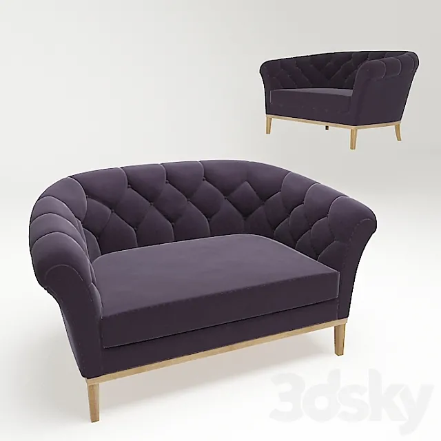 MUNNA – BE MINE SOFA 3DS Max Model