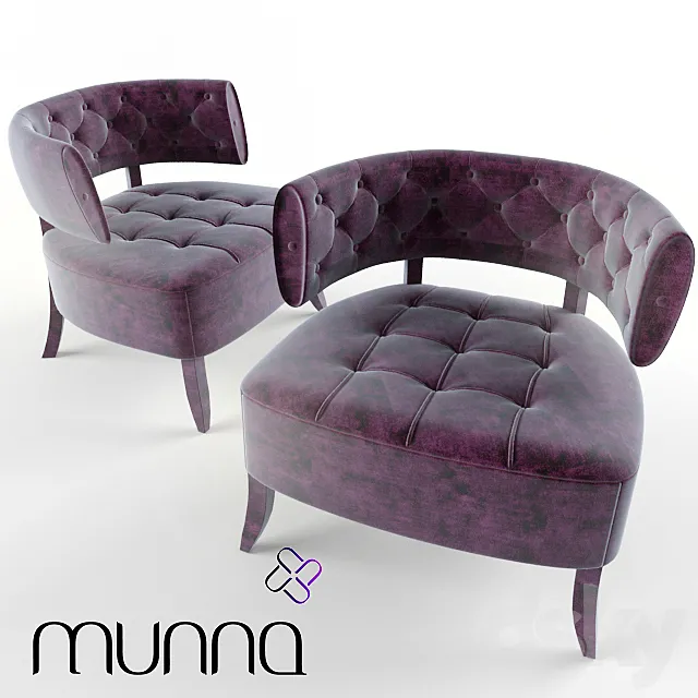 Munna chair 3DS Max Model