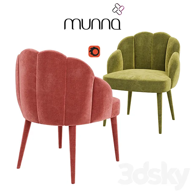 Munna Daisy Chair 3ds Max