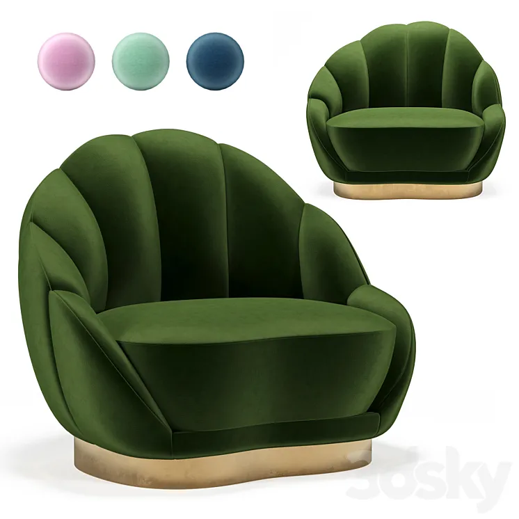 Munna Olympia Armchair 3DS Max