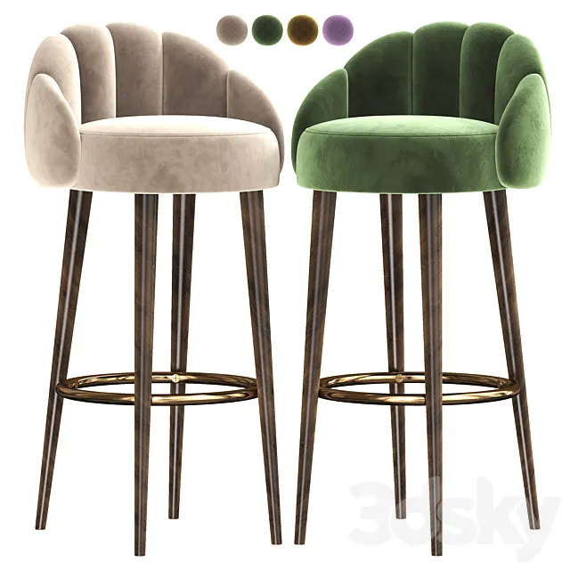 Munna OLYMPIA BAR STOOL 3DS Max Model