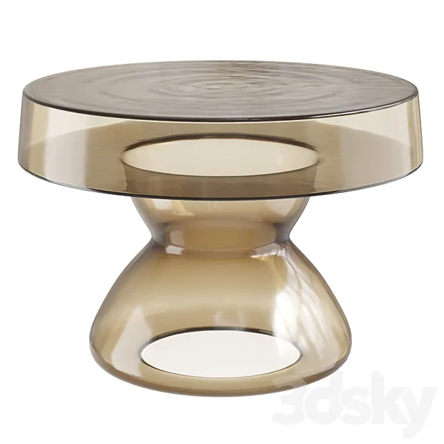 Murano Glass Coffee Table 3ds Max