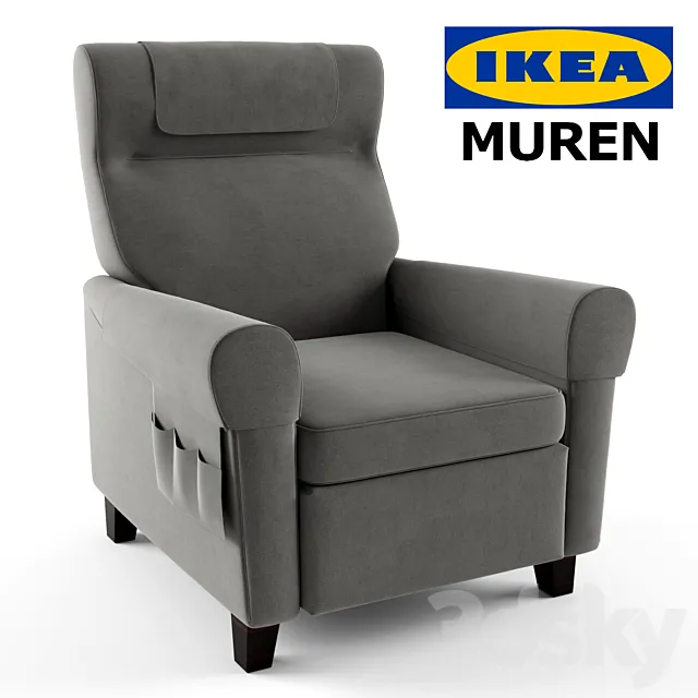 MUREN Recliner by IKEA 3DSMax File