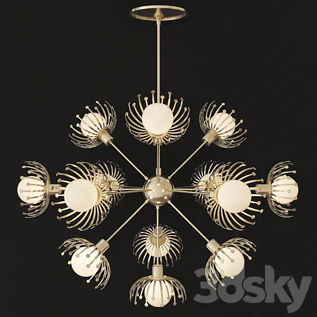 Murphy Chandelier by Arteriors 3DS Max Model